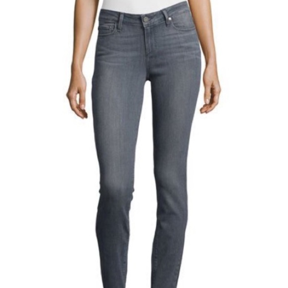 PAIGE Verdugo Ankle Skinny Jeans - Ash Gray Wash Size 27